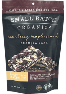 Small Batch Organics-Cranberry Maple Crunch Bark