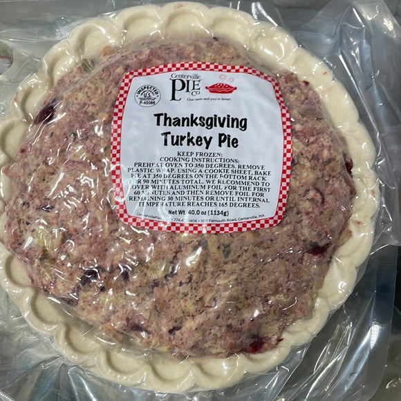 Centerville -Thanksgiving Turkey Pie -Large 40 oz
