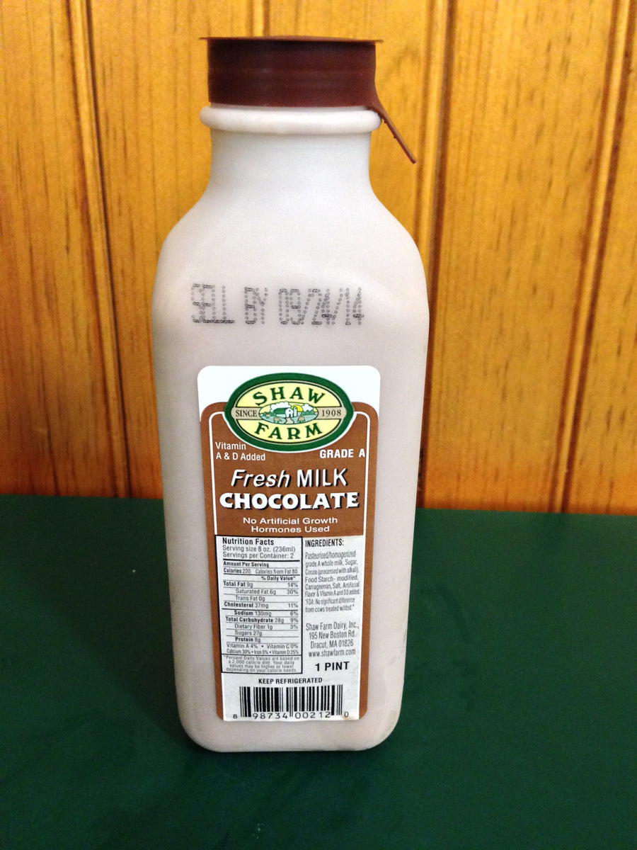 Chocolate Milk Plastic Pint - Purity™ Dairy