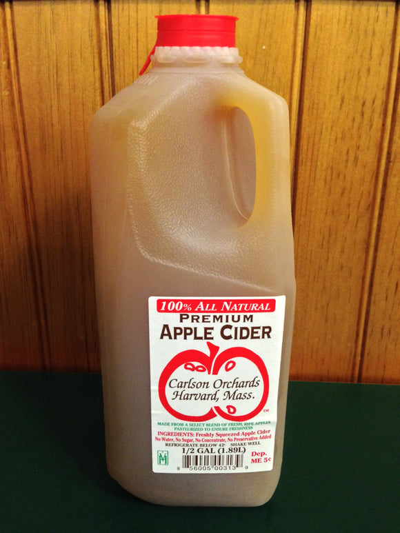 Carlson Orchards - Apple Cider - 1/2 Gallon