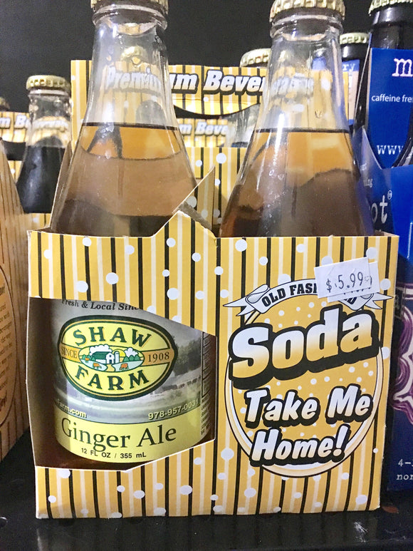 Soda- Shaw Farm Ginger Ale- 4 Pack