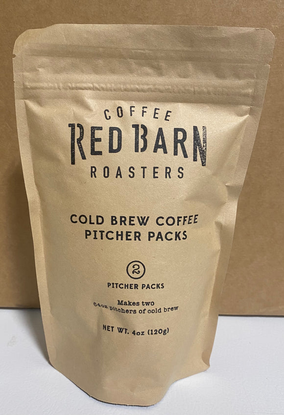 Red Barn Pitcher Packs- Cold Brew Coffee