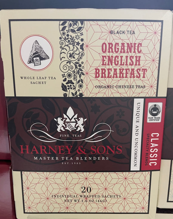 Harney & Sons Organic English Breakfast Tea