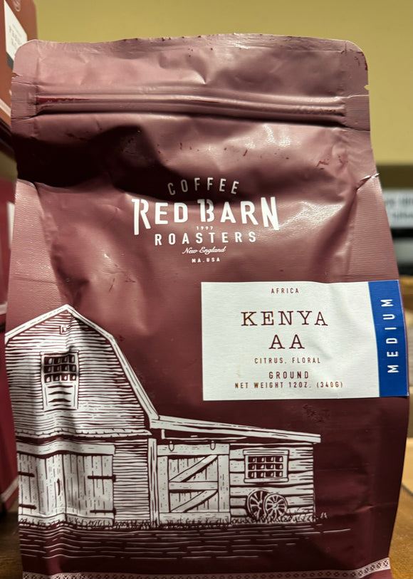 Red Barn Coffee Roasters Kenya AA Medium Ground Coffee