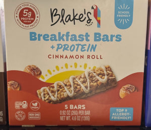 Blake’s Breakfast Bars -Cinnamon Roll