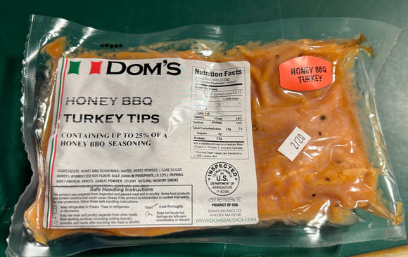 Dom’s-Honey BBQ Turkey Tips