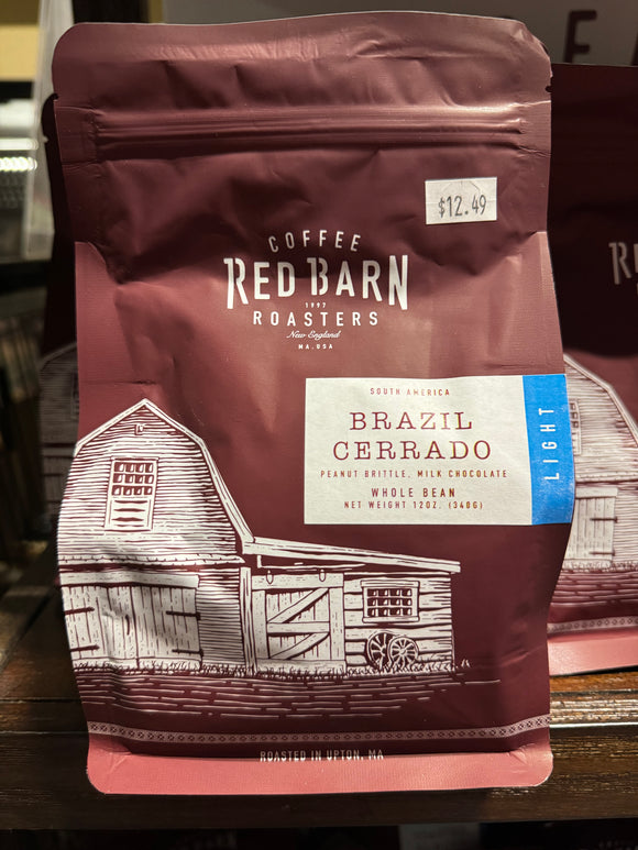 Red Barn Coffee-Brazil Cerrado Whole Bean Light Coffee