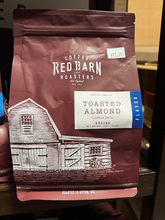 Red Barn Coffee- Toasted Almond Ground Coffee