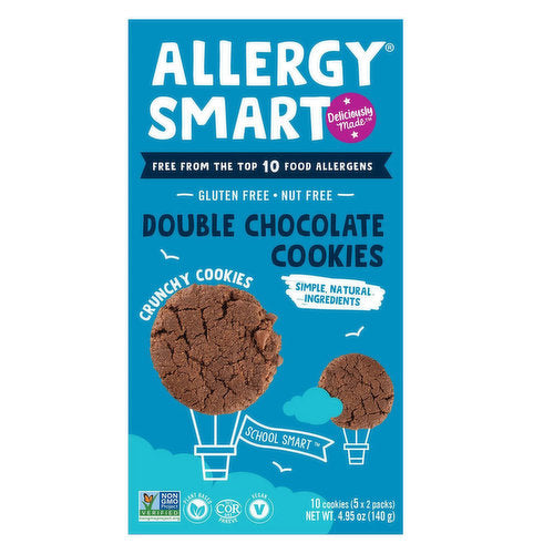 Allergy Smart- Double Chocolate Chip Cookies