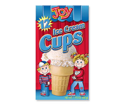 Amazon.com: Joy Gluten-Free Ice Cream Cones Cake Cups, 1.75 Ounce, 12 Count