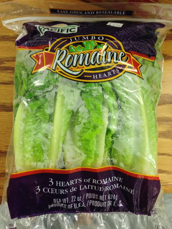Produce-Jumbo Romaine Hearts Lettuce - 3 pack