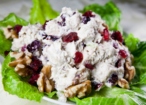 Cranberry Walnut Chicken Salad