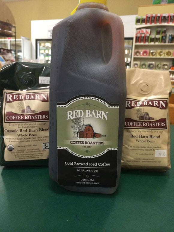 Red Barn Cold Brewed Iced Coffee 1/2 Gallon