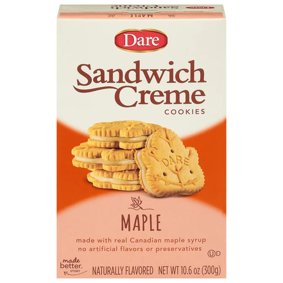Maple Sandwich Crème Cookies
