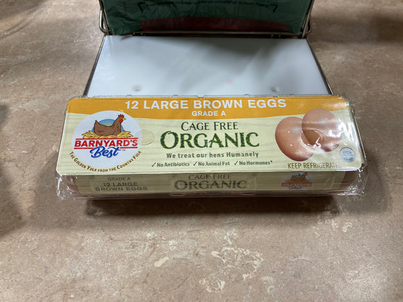 Barnyard’s Best 12 pack organic eggs