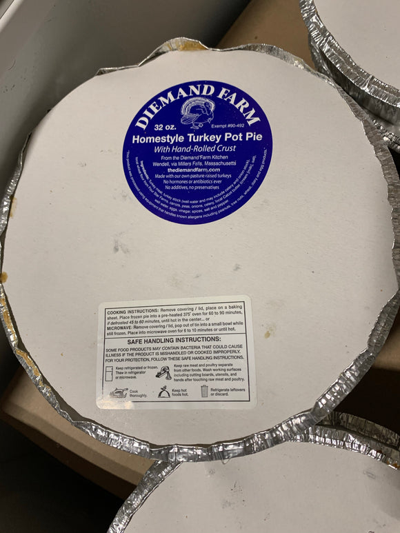 Turkey Pie - Diemand Farm 32oz